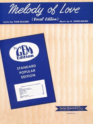 cover image of Melody of Love (Vocal Edition)